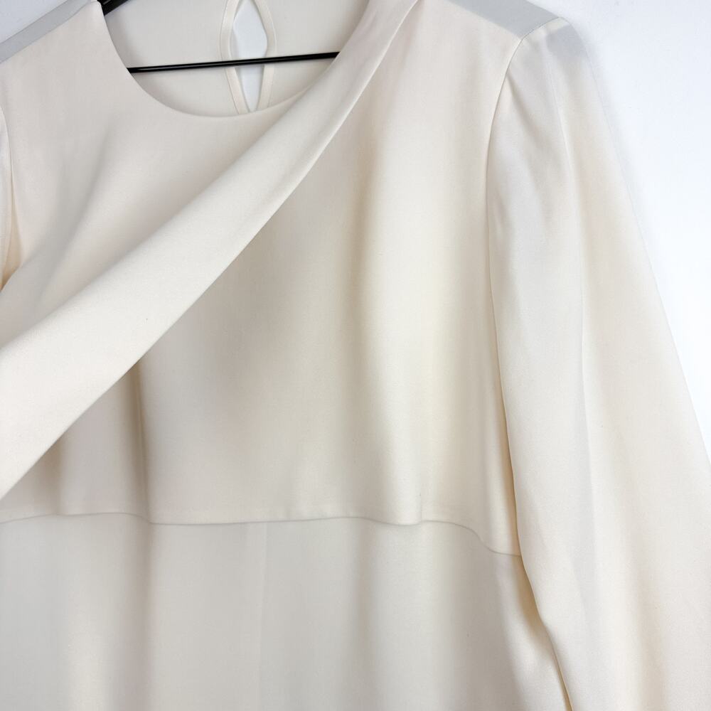 The Fold London Silk Stretch Layered Flowy Blouse… - image 3
